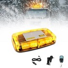 Rechargeable Amber Emergency Strobe Light Wireless Battery  48 Led 17 Flashing 
