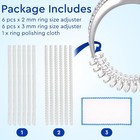 Ring Sizer Adjuster For Loose Rings 12 Pack Invisible Ring Guards Spacers Tighte