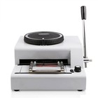 72 Character Manual Stamping Machine Card Embosser Printer Code Id Pvc Cred
