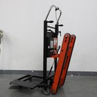 400w Duty Electric Stair Climbing Hand Truck Dolly Cart 441lb Capacity Orange