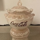 Vtg 1998 Coca Cola Victorian Cookie Jar 16    Soda Fountain Syrup Dispenser