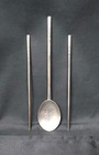 Vintage 925 Sterling Silver Asian Chopsticks Spoon Set 71 35 Grams Scrap Or Use