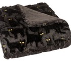 Nwt Same Day Ship  Viral Tik Tok Costco Faux Fur Halloween Fall Throw Black Cat