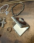 Lot Of 15 Vintage Costume Jewelry Bracelet And Brooch Set Etc  Read         