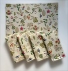 Set Of 4 Longaberger Placemats And 4 Napkins Botanical Fields