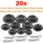 Universal Plastic Snap-on Front Lens Cap Cover For Canon Nikon Slr Dslr Camera