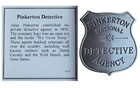 Collectable Western Badge - Replica Pinkerton National Detective Agency Badge