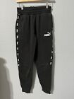 Puma Black Big Boy Athletic Joggers Pants Size S