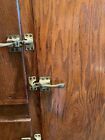 Antique Brown Oak Refurbished   icebox   Good Condition  43tall X 32wide X18 Deep