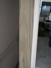 6 Panel Raised Solid Oak Entrance Door W  Damaged Edge 30 w X 80  H X 1-1 2  D
