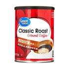  2 Pack  Great Value Classic Roast Ground Naturally Caffeinated Coffee  9 6 Oz