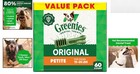 60ct Petite Dog Dental Chews - 36oz Pack Natural Teeth Cleaning Treats