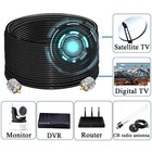 100ft Rg58 Rf Coax Cable Uhf Pl259 Male To Male Cb Antenna Cable For Ham Radio