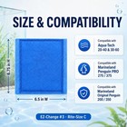 12 Pack Aquarium Filter Cartridges For Aqua-tech 30-60 20-40 Gallon Fish Tank Po
