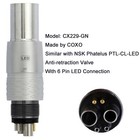 Coxo Nsk Phatelus Coupling 6 Pin Dental Fiber Optic Handpiece Coupler Ptl-cl-led