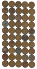 Full Roll - 50 Circulated Wheat Cents   1917-1921   All Philly - 10 Of Each Date