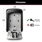 Master Lock 5401d Key Lock Box 5-key Wall Mount Combination Black