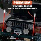 36  Length - Reflective  Universal  Unbreakable Orange Snow Plow Guide Markers-