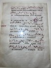 14th-century Italian Illuminated Manuscript Leaf  gregorian Chant 