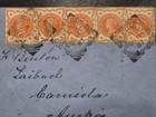 1887 Great Britain Qv Jubilee 1 2d X5 Cover To Laibach Carniola Austria Postal 