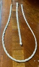 Vintage Italy 925 Sterling  Silver Woven Herringbone Necklace Bracelet Set