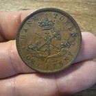 1852 Bank Of Upper Canada One Penny Token  1 