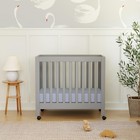 Portable Crib Babyletto Origami Mini Greenguard Certified Grey M6698g