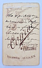 Military Soldier   Police In Uniform Warsaw Poland 1800 s Cdv Photo 3591