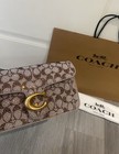 Tabby Shoulder Bag 26 Crystal Signature Jacquard  beige  Cdz34 Bag