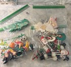 Vtg Cupcake Picks Toppers Mega Lot 72pc Mcm Christmas Halloween St Pat