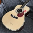 Vintage Custom Electric Guitar Spruce Top Gold Body Binding Fastshipping From Us