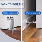 Magnetic Door Stop Holder Home Safety Stopper Guard Office Fitting Screws Catch