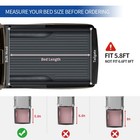 5 8ft Tri-fold Tonneau Cover For 2019-2026 Chevy Silverado Sierra 1500 Truck Bed