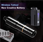 Maquina De Tatuaje Kit Para Tatuar Tattoo Rotativa Pluma Inalambrico Profesional