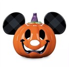 Disney 2021 Mickey Mouse Pumpkin Jack-o-lantern Halloween Votive Candle Holder