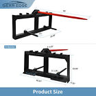 49  Hay Bale Spear Skid Steer Tractor Loader Quick Tach 3000lb Heavy Duty Attach