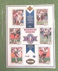 1992 Super Bowl Xxvi  Nfc   Afc Title Games  3 Upper Deck Commemorative Sheets 