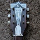Kay Vintage Solid Body Electric Guitar Right-handed 6 String Brown Pickguard