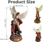Talpgod 12 Inch St Michael The Archangel Statue Painted In Full Color catholic S