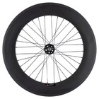 700c 88mm Clincher Fixed Gear Carbon Wheelset Track Bike Wheels Usa Stock