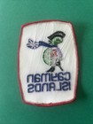 Vintage British Cayman Islands Peg Leg Sailor Turtle 3 5  Embroidered Patch Mint