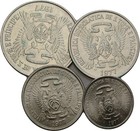 St Thomas   Prince Island 5 2 10 20 Dobras 4 Piece Coin Genuine  lat815
