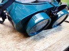 Vintage Morse Welding Goggles Industrial Steampunk Green Lens  great Condition  