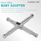 Flashpoint Four-way Baby Pin Adapter
