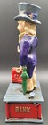 Vintage Uncle Sam Cast Iron Mechanical Coin Bank Reproduction