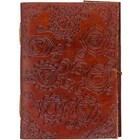 Leather Chakra Symbols Blank Book Of Shadows  Diary  Or Journal 