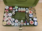 Vintage Plastic Wil-hold Wilson Green Sewing Thread Box Holder Spools Thread