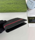 Gucci Men s Black Striped Logo Bifold Wallet 