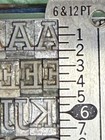 30 Point Stymie Meduim Letterpress Type For Printing