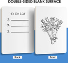 Maxgear Small White Board 2 Pack Dry Erase Boards  9  x 12   Mini White Board Do